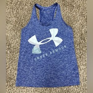 Under Armour Heathered Blue Athletic Tee